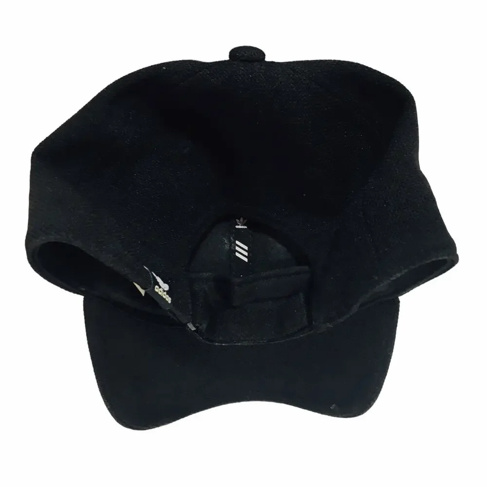 Adidas Men's 100% Cotton Adjustable Strapback Trefoil Logo Hat One Size